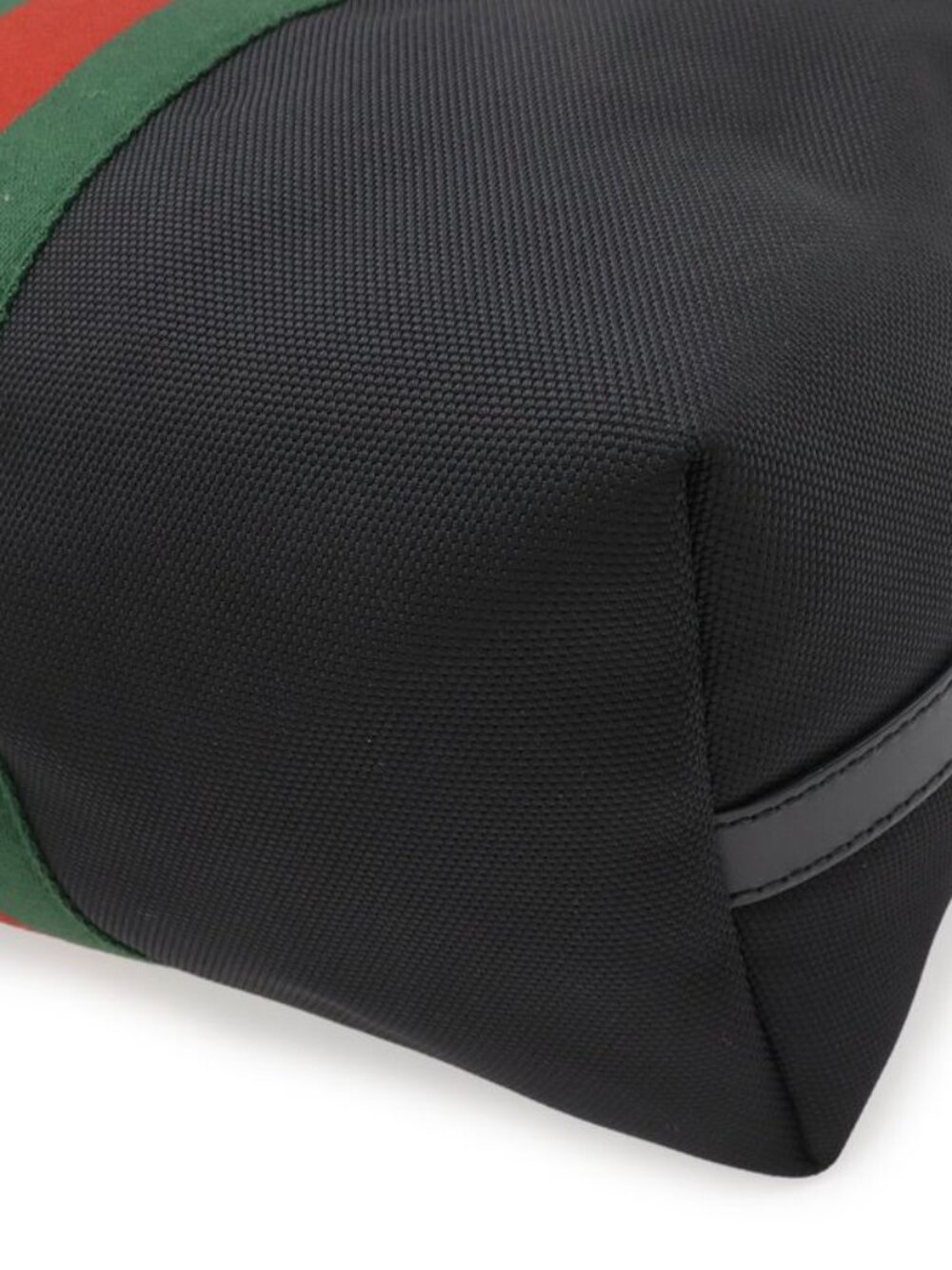 ★SOLD★ Gucci Web Stripe Sherry Black Green Red - Picture 3 of 8